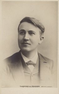 Thomas Edison (1847-1931), Amerikalı mucit by American Photographer