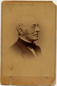 William Lloyd Garrison (1805-79), Amerikalı Abolisyonist, fotoğraf George K Warren, Boston (albüm fotoğrafı) by American Photographer