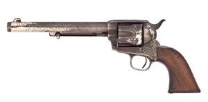 .44-40 "Model 1873" altı vuruşlu tek hareketli Ordu tabancası, Colt, Hartford, 1881 by American School