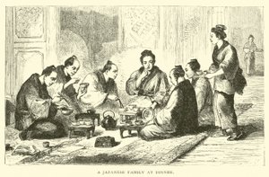 Akşam yemeğinde bir Japon ailesi by American School