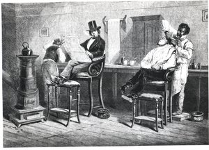 Bir Richmond Berber Dükkanı, 1861 by American School