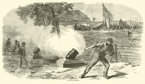 Bir havan pili, Haziran 1864 by American School