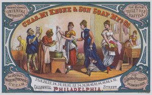 Charles McKeone & Son Soap Manufacturing Company, Philadelphia, Pennsylvania, ABD için reklam (renkli lito) by American School
