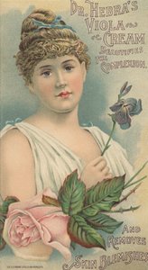 Dr. Hebras Viyola Kremi, c.1897 için Reklam by American School