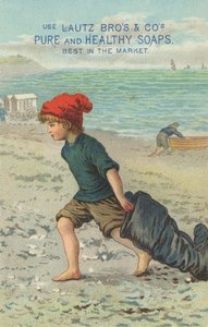 Lautz Bros & Cos Saf ve Sağlıklı Sabunlar için Reklam, c.1880 by American School