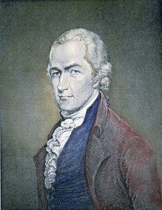 Alexander Hamilton (1755-1804) (renkli gravür) by American School