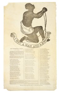 Ben Erkek ve Kardeş Değil miyim?, c. 1837 (dokuma kağıt üzerine ahşap gravür) by American School