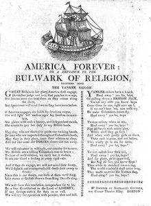 Sonsuza Kadar Amerika veya Yankee Sailor ile birlikte Din Siperine Meydan Okuma (gazete) by American School