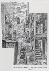 Dut Sokağının Arkasındaki Apartmanlar Arasında (litho) by American School