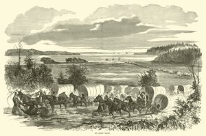 Bir ordu treni, Kasım 1862 by American School