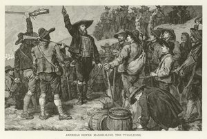 Andreas Hofer, Tirollüleri sıralarken by American School
