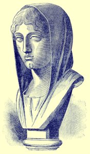 Aspasia, Victor Duruy tarafından Yunanistan Tarihinden bir çizim, 1890