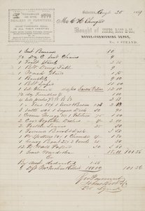 25 Ağustos tarihli Satış Faturası by American School