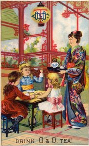 Japon çay töreninde çocuklar by American School