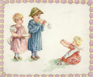 Baloncuk üfleyen çocuklar by American School