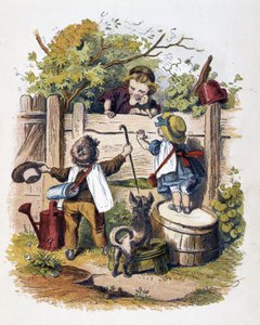 “” Schnick, schnack, küçükler için önemsemeler”” çocuk oyunlarında çocukların buluşması. ed. Londra- Georges Ronthedge ve oğulları. New York, Geniş yol Ludgate n.d. C. 1890. by American School