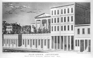 Cincinnati Postanesi, Üçüncü Cadde, 1841 by American School