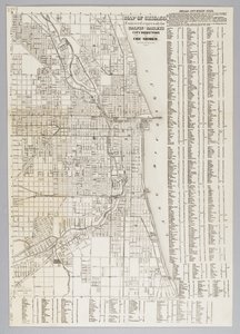 Chicago Şehri Haritası by American School