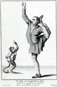 Clark the English Posture Maker, The Cryes of the City of the City of the Life After the Life serisinden alınmış, Marcellus Laroon II'den sonra gravür, Pierce Tempest tarafından yayınlanmış, 1688 by American School