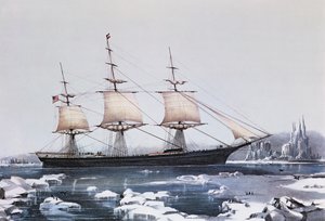 Clipper Ship Red Jacket, Cape Horn açıklarında Avustralya