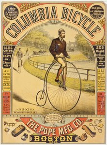 Columbia Bisiklet Reklamı, c.1890