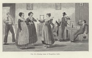 Napoliten gelinin eve dönüşü by American School