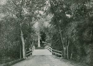 Concord Köprüsü, Lexington (fotogravür) by American School