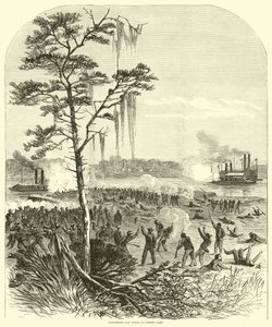 Porters filosuna Konfederasyon kara saldırısı, Nisan 1864 by American School