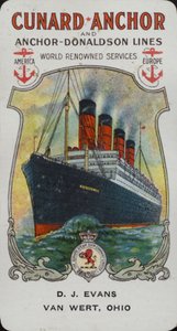 Cunard Gemisi - Aquitania by American School