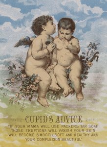 Cupids tavsiyesi, Amerikan ticari kart reklamı Packers katran sabunu by American School