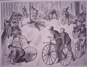Bisiklet (velocipede) okulu, New York, ABD by American School