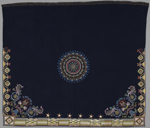 Dans Battaniyesi, Anishinabe, Dakota, c.1840-50 (yün, ipek ve boncuklar) by American School