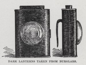 Hırsızlardan alınan Kara Fenerler (litho) by American School