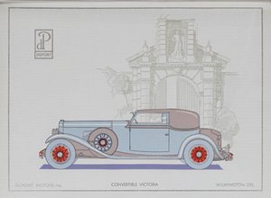 DuPont Motorlu Arabalar: Cabrio Victoria, 1921 by American School