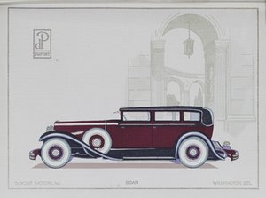 DuPont Motorlu Arabalar: Sedan, 1921 by American School