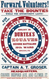 Duryeas Zouaves, İkinci Tabur, 19. Koğuş, Brooklyn, c.1861