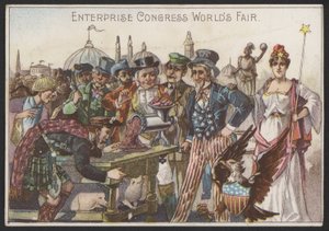 Enterprise Congress Dünya Fuarı (chromolitho) by American School