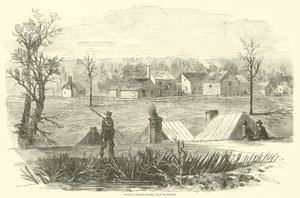 Ewells Karargahı, Richmond yakınlarında, Mart 1865 by American School