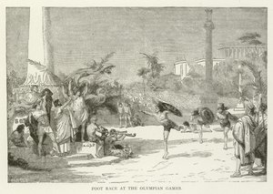 Olimpiyat Oyunlarında Ayak Yarışı by American School