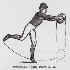 Futbol, Damla Tekme (gravür) by American School