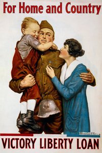 Ev ve Ülke Liberty Kredisi Posteri İçin by American School