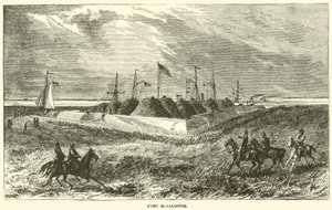 Fort McAllister, Kasım 1864 by American School