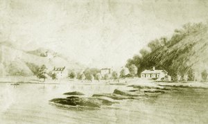 Fort St Davis ve Schuylkill Rapids, c.1912 by American School