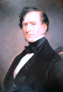 Franklin Pierce (1804-69) (renkli taş) by American School