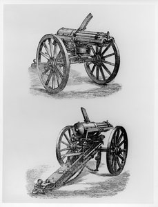 Gatling makineli tüfek by American School