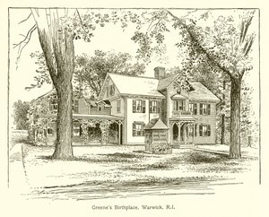 Greenes Doğum Yeri, Warwick, R.I. by American School