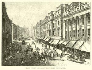Gray Street ve Gray Anıtı, Newcastle by American School