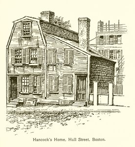 Hancocks Evi, Hull Sokağı, Boston by American School