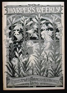 Harpers Weekly, Noel Duyuruları 1896 by American School