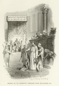 Almanya Kralı III.Henry Papa III. by American School